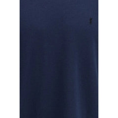 Saint Laurent Blue Cotton T-Shirt