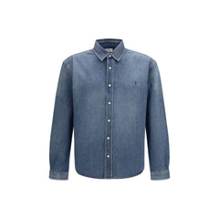 Saint Laurent Blå Jeansskjorta