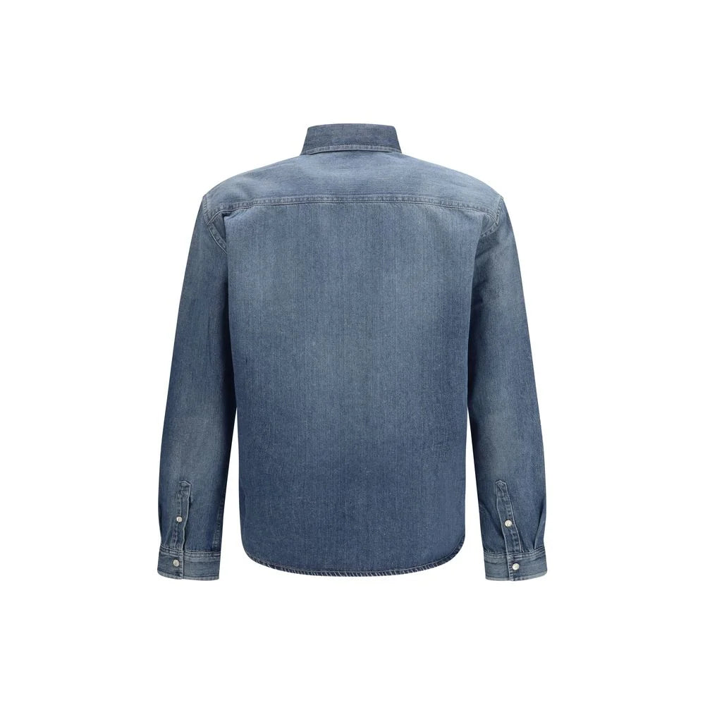 Saint Laurent Blå Jeansskjorta