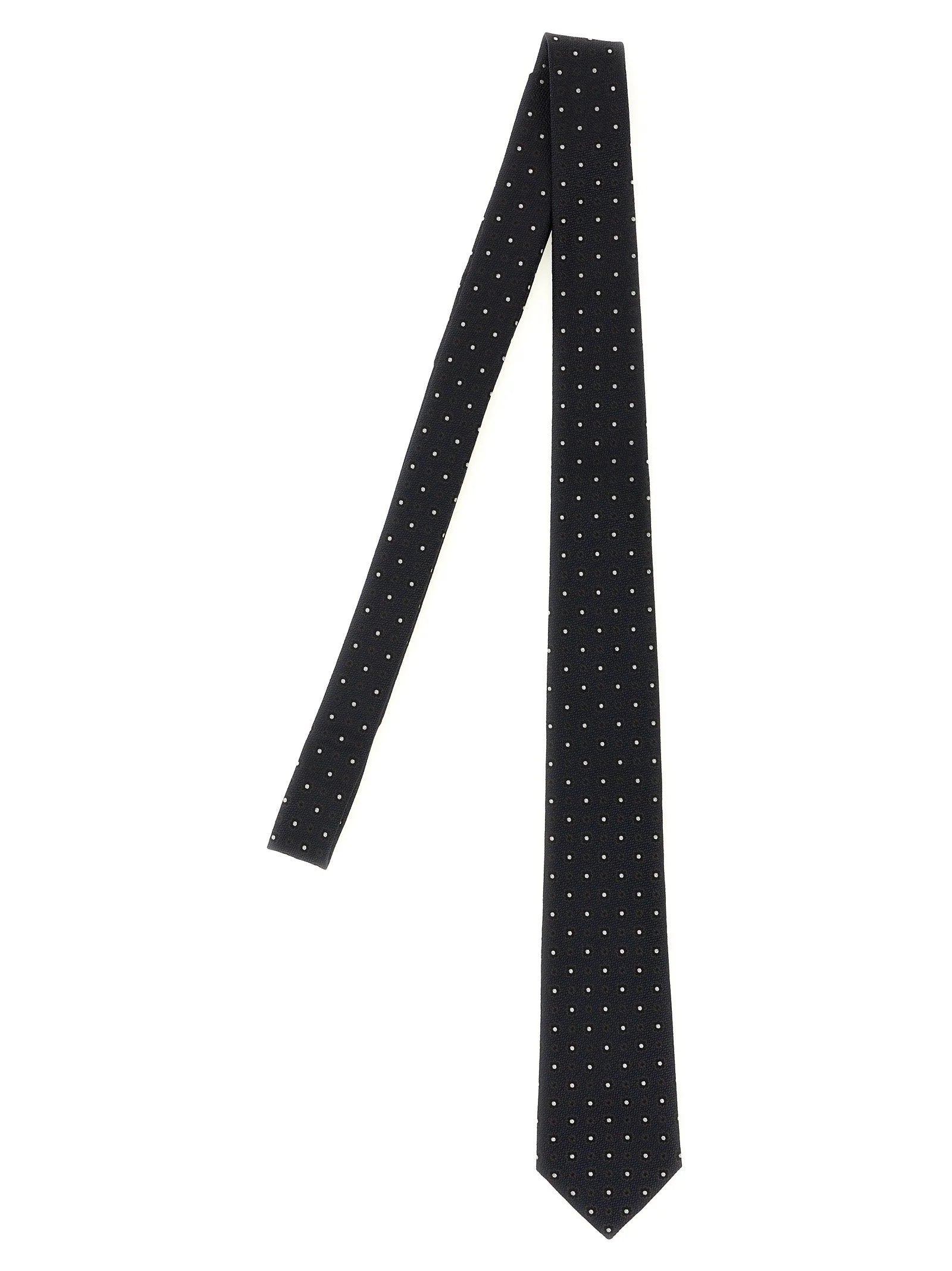 Saint Laurent Blue Silk Tie