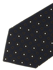 Saint Laurent Blue Silk Tie