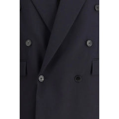 Saint Laurent Blue Wool Coat - IT40 | M
