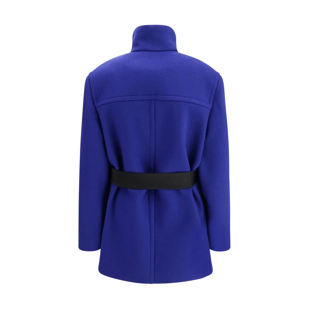 Saint Laurent Blue Wool Coat - IT40 | M