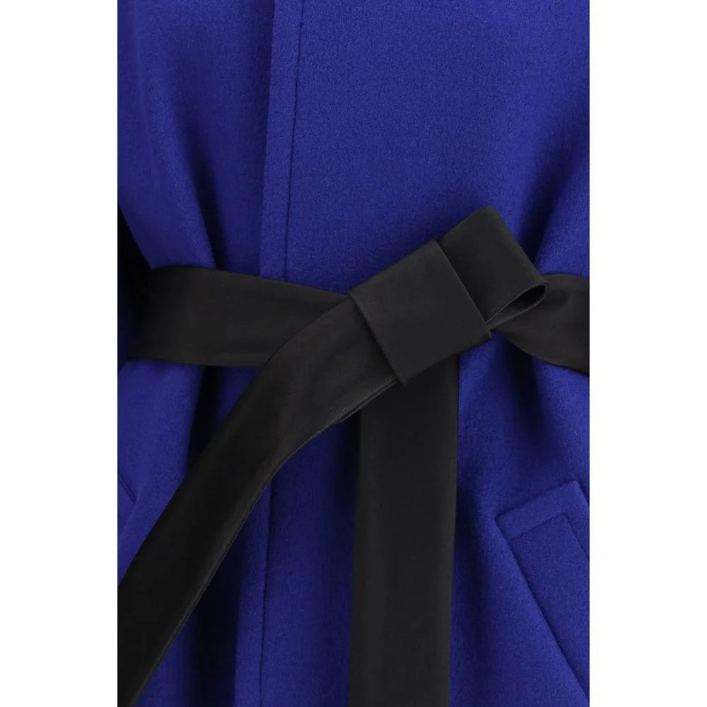 Saint Laurent Blue Wool Coat - IT40 | M