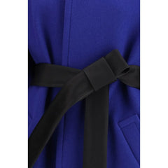 Saint Laurent Blue Wool Coat - IT40 | M
