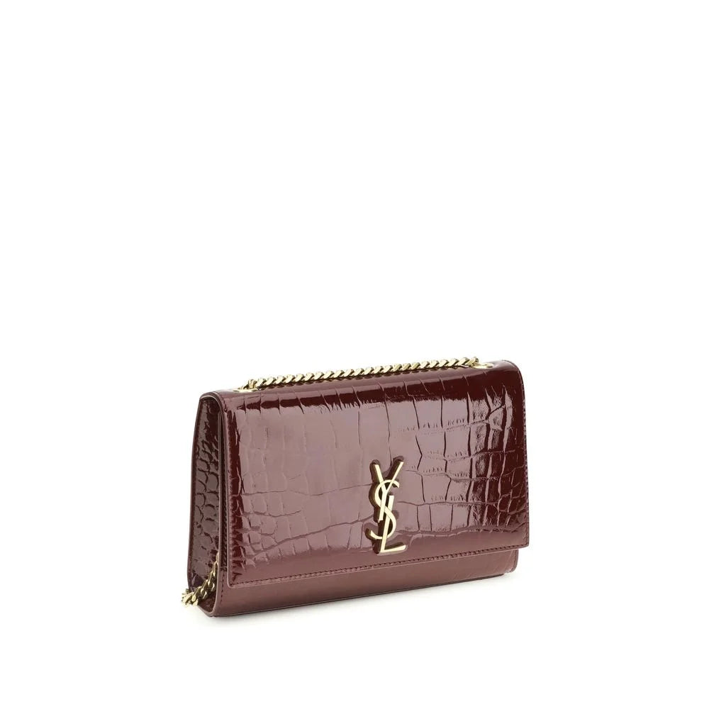 Saint Laurent Bordeaux Kalveskind Bos Taurus Skulder Taske