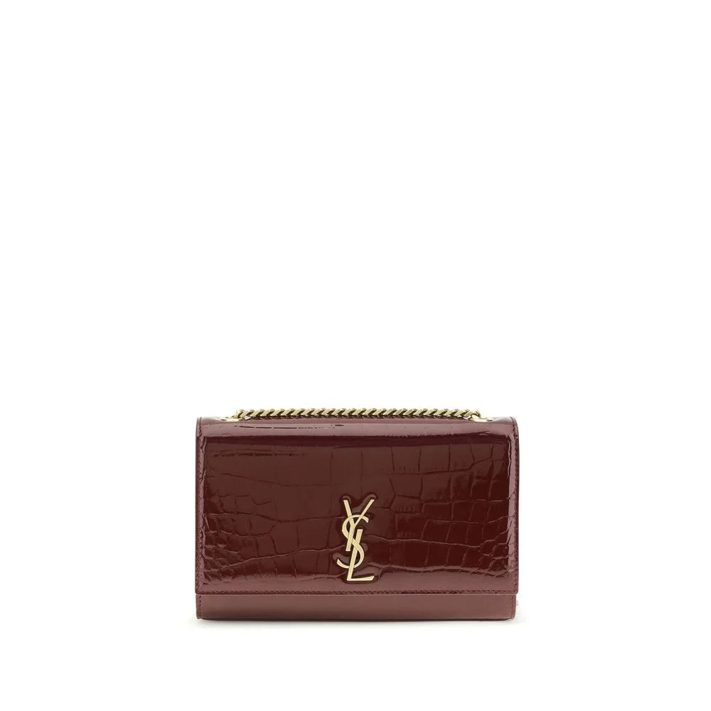 Saint Laurent Bordeaux Kalveskind Bos Taurus Skulder Taske