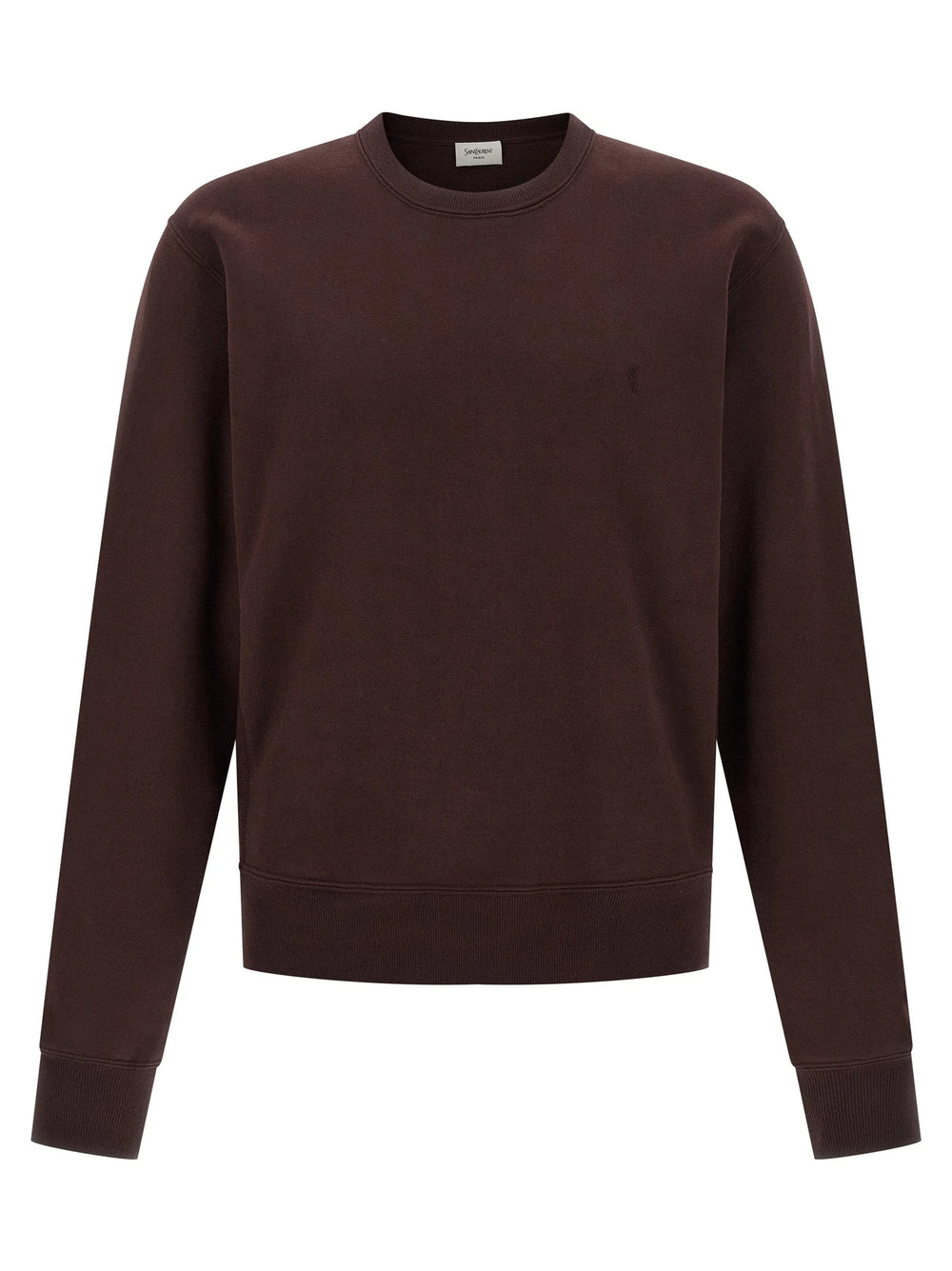 Saint Laurent Bordeaux Cotton Sweatshirt