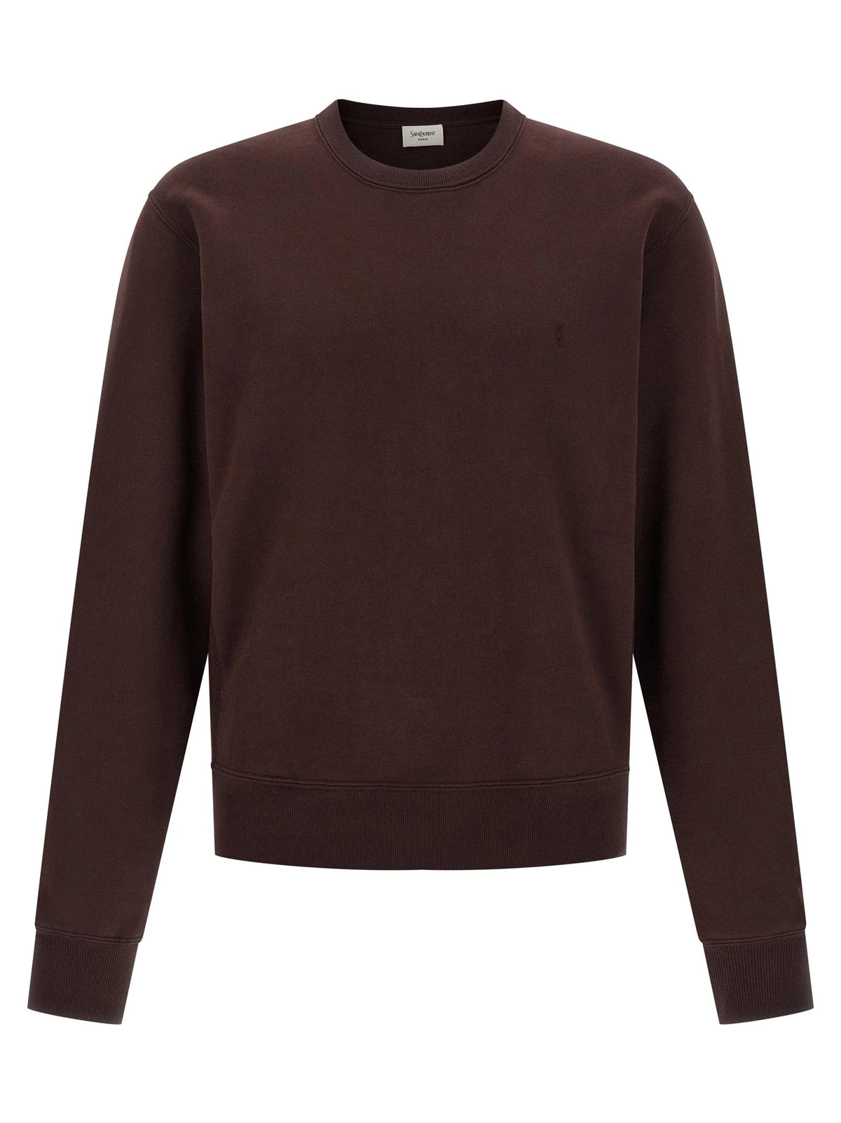 Saint Laurent Bordeaux Cotton Sweatshirt