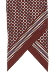 Saint Laurent Bordeaux Silk Foulard