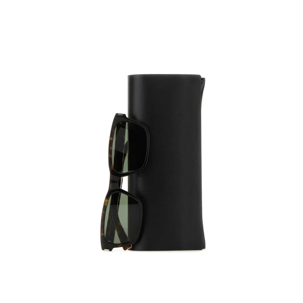 Saint Laurent Brown Acetate Sunglasses