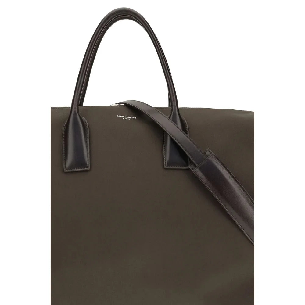 Saint Laurent Brown Calf Leather Bos Taurus Handbag