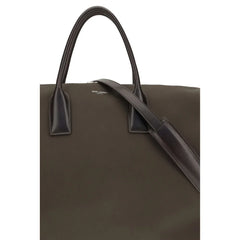 Saint Laurent Brown Calf Leather Bos Taurus Handbag
