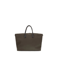 Saint Laurent Brown Calf Leather Bos Taurus Handbag