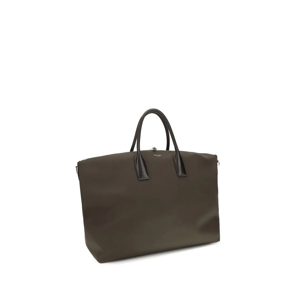 Saint Laurent Brown Calf Leather Bos Taurus Handbag
