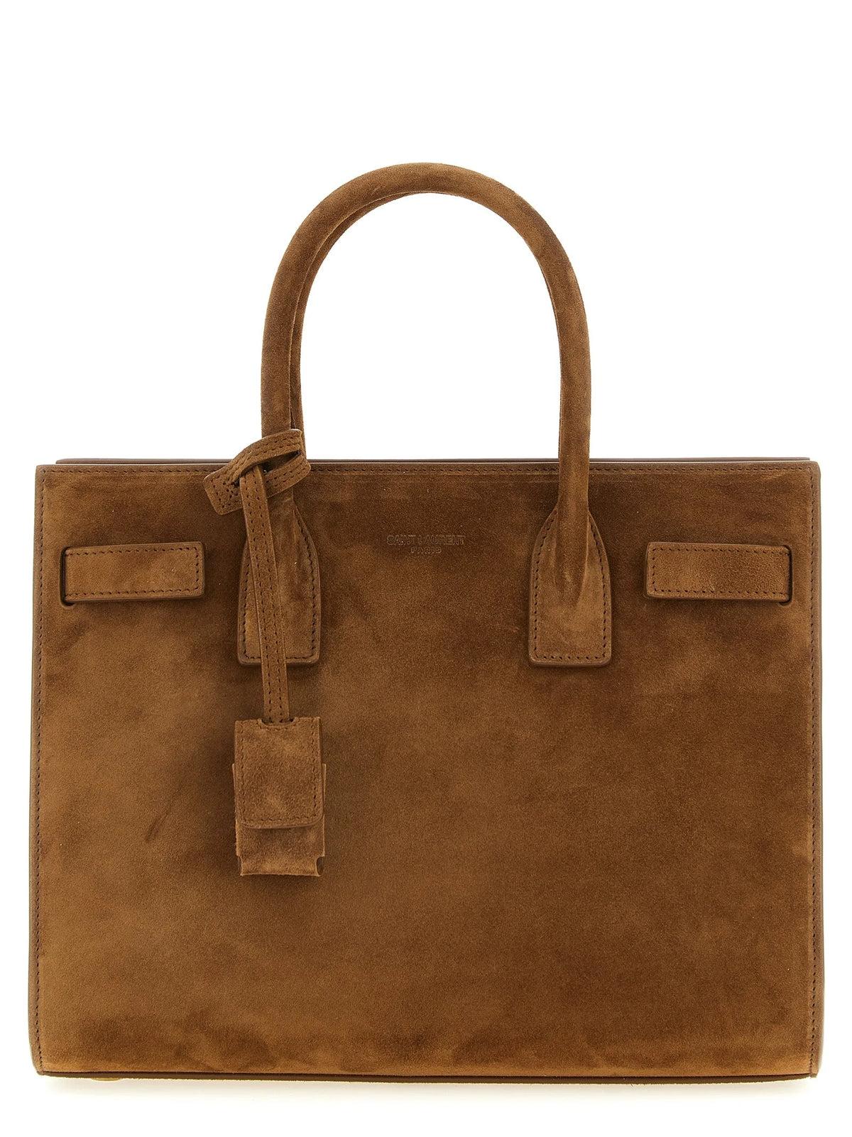 Saint Laurent Brown Calfskin Handbag