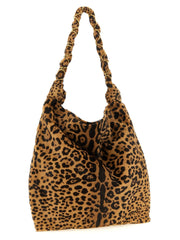 Saint Laurent Brown Calfskin Shoulder Bag