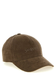 Saint Laurent Brown Cotton Cap (Baseball Hat) - 57 cm|S