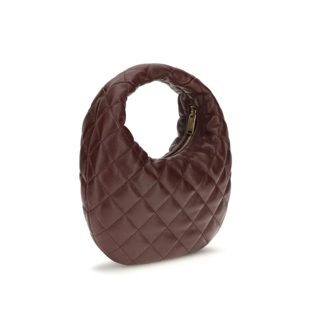 Saint Laurent Brown Lamb Ovis Aries Aries Shoulder Bag