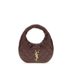 Saint Laurent Brown Lamb Ovis Aries Aries Shoulder Bag