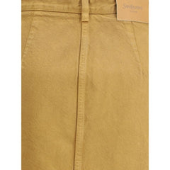 Saint Laurent Denim Pencil Skirt - 26