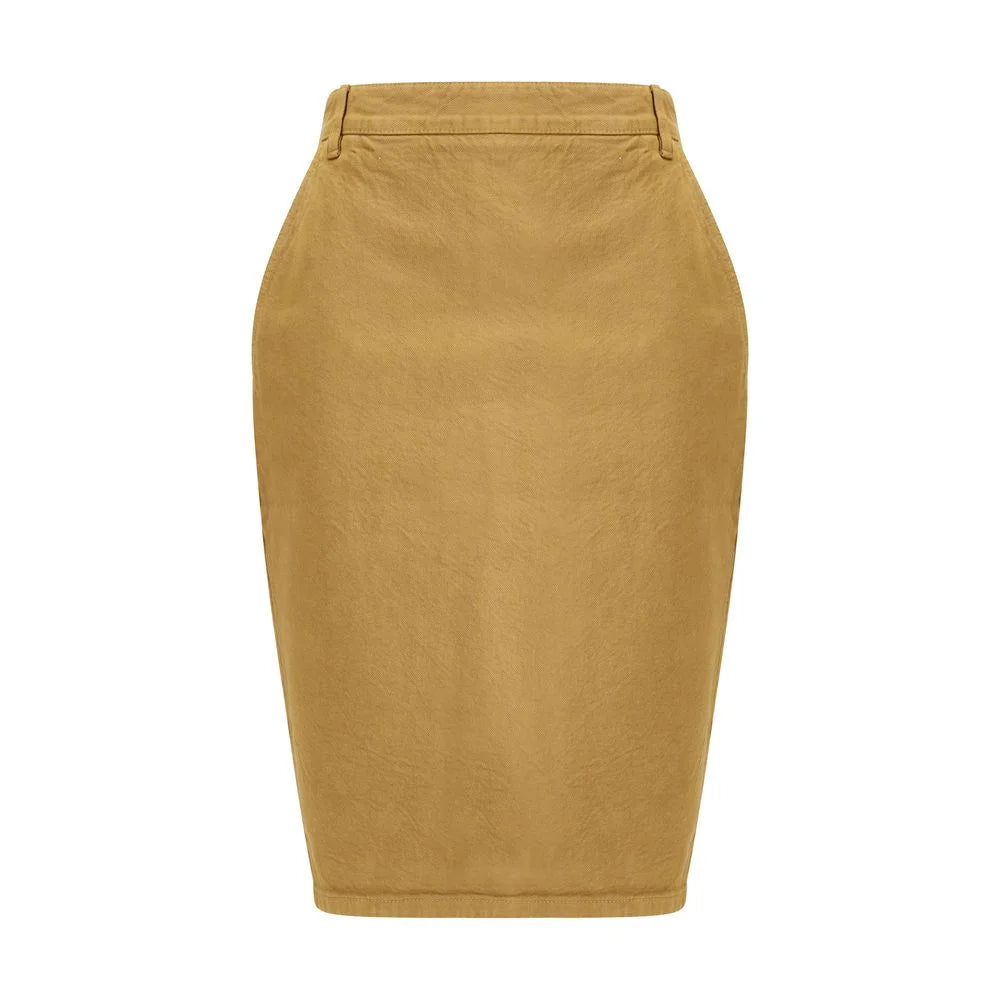 Saint Laurent Denim Pencil Skirt - 26