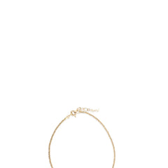 Saint Laurent Gold Brass Necklace - One Size