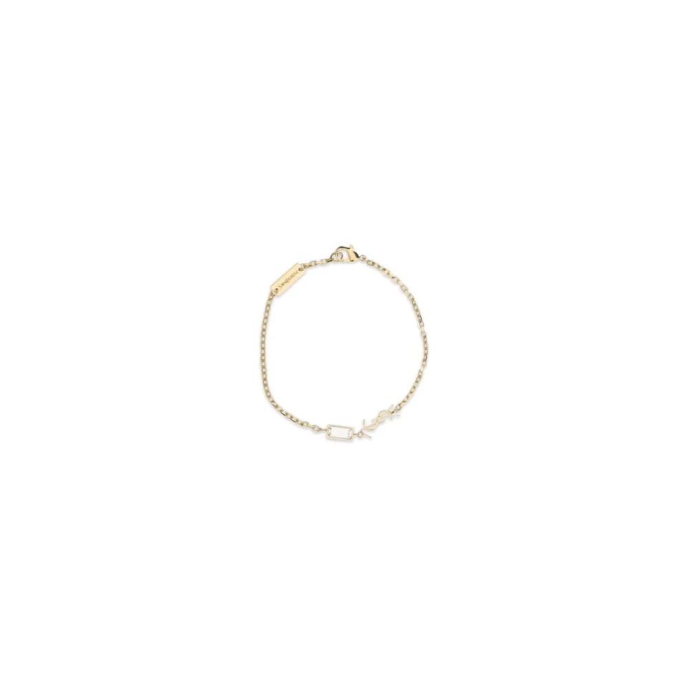 Saint Laurent Gold Metal Bracelet - M