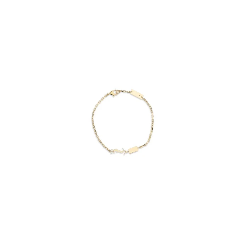 Saint Laurent Gold Metal Bracelet - M