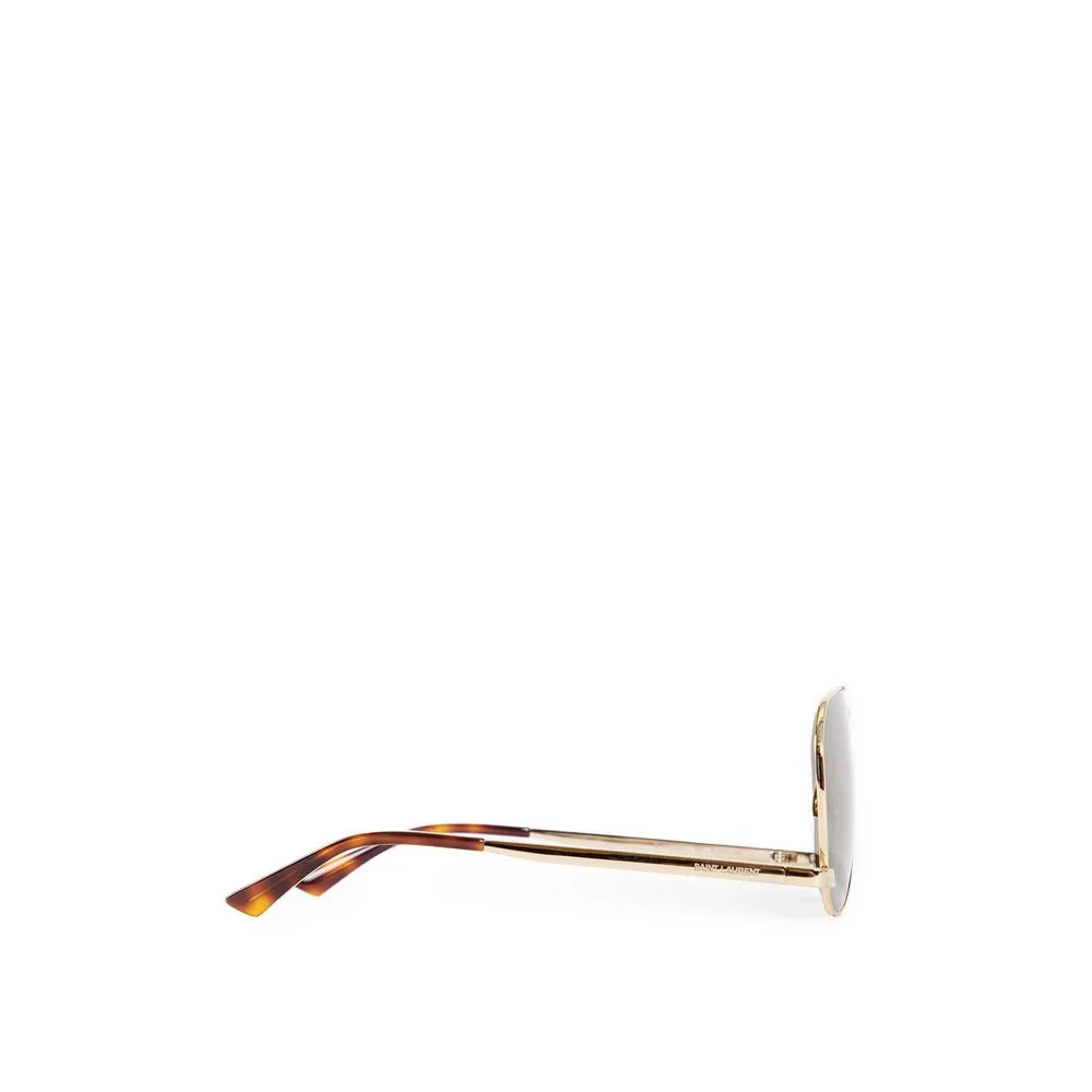 Saint Laurent Gold Metal Sunglasses