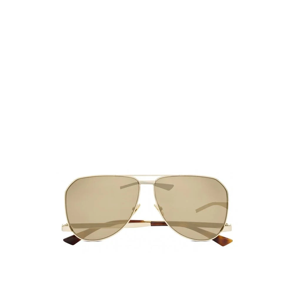 Saint Laurent Gold Metal Sunglasses