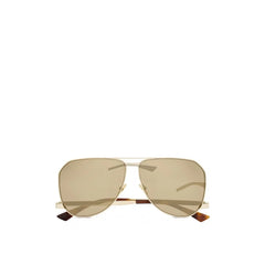 Saint Laurent Gold Metal Sunglasses
