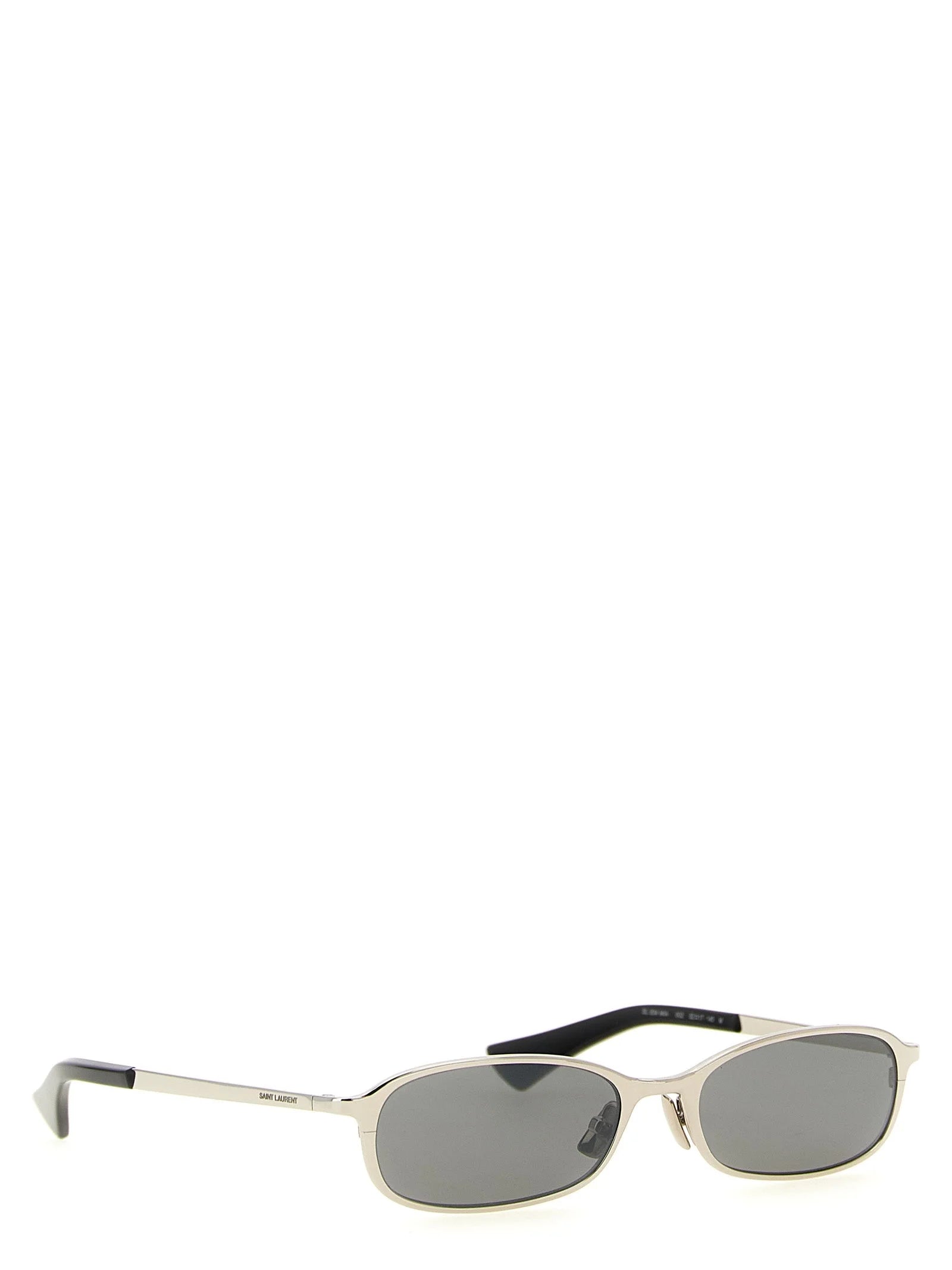 Occhiali da Sole in Acetato Grigio Saint Laurent