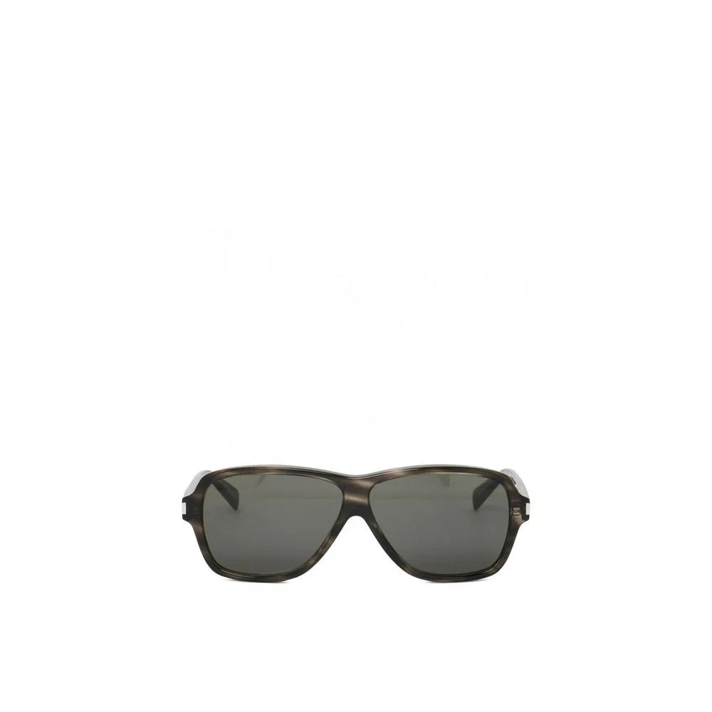 Saint Laurent Gray Acetate Sunglasses