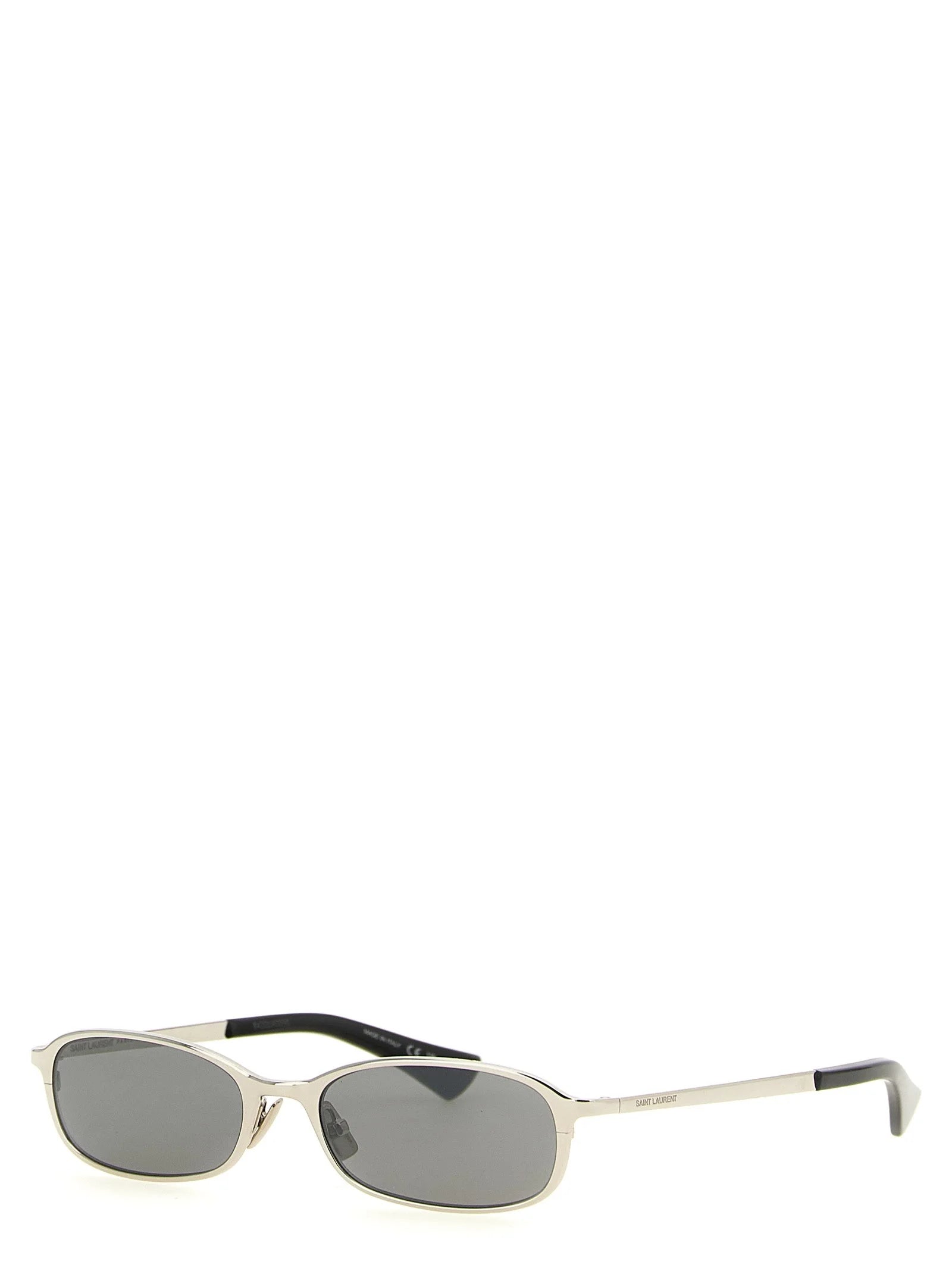 Occhiali da Sole in Acetato Grigio Saint Laurent
