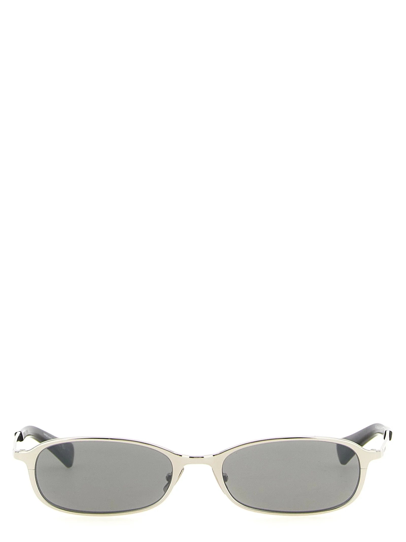 Occhiali da Sole in Acetato Grigio Saint Laurent