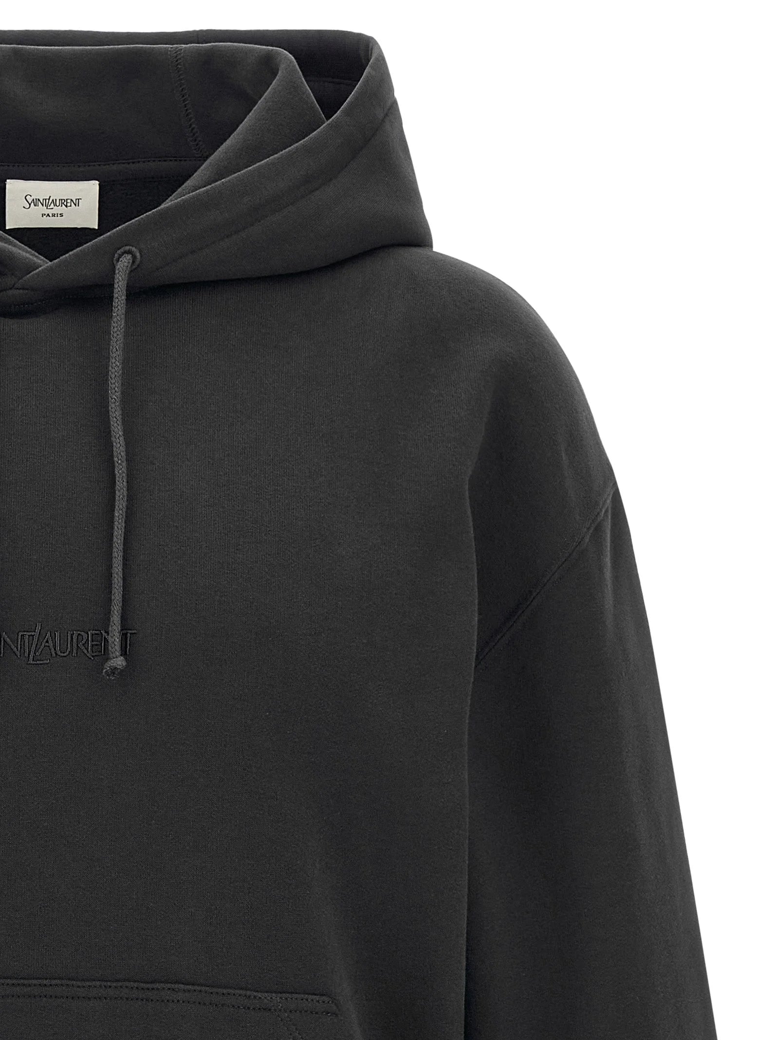Saint Laurent Gray Cotton Sweatshirt - XXL