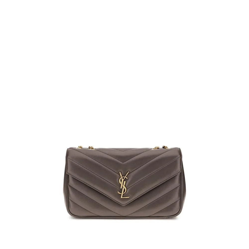 Saint Laurent Gray Lamb Ovis Aries Aries Shoulder Bag