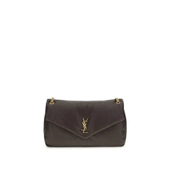 Saint Laurent Gray Lamb Ovis Aries Aries Shoulder Bag