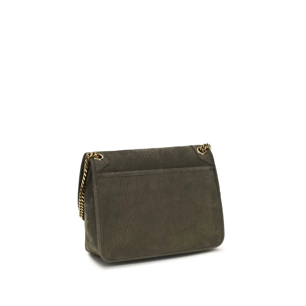 Saint Laurent Gray Lamb Ovis Aries Aries Shoulder Bag