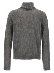 Saint Laurent Gray Wool Cardigan - XL