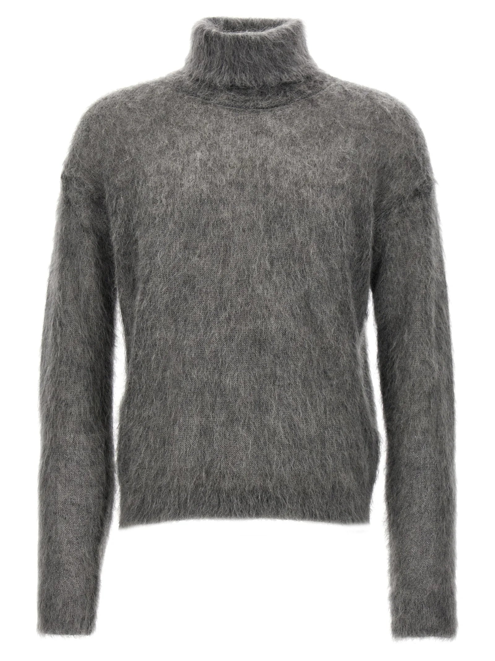 Saint Laurent Gray Wool Cardigan - XL