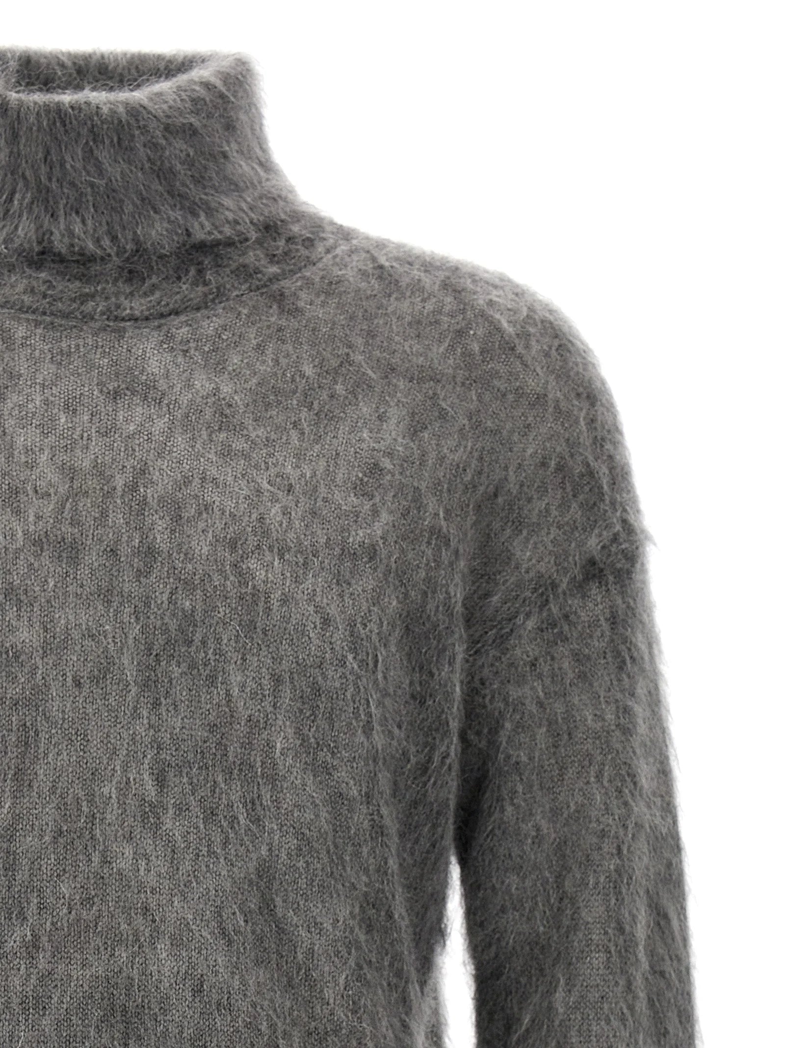 Saint Laurent Gray Wool Cardigan - XL