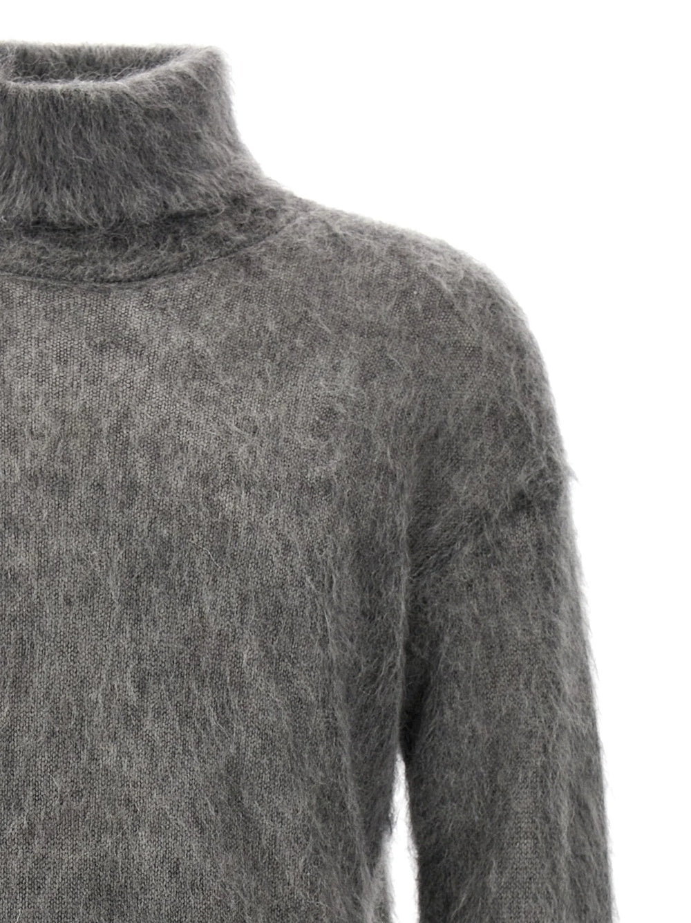 Saint Laurent Gray Wool Cardigan - XL