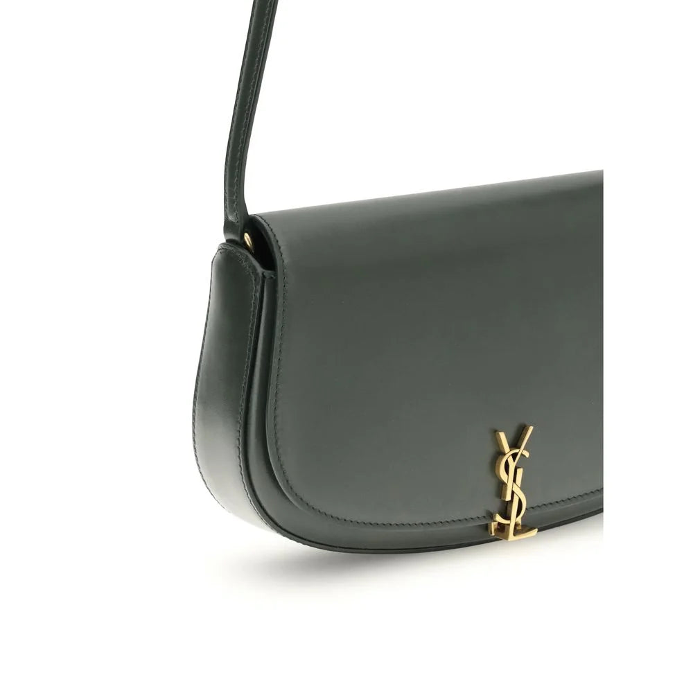 Saint Laurent Green Calf Leather Bos Taurus Shoulder Bag - Shoulder Bags