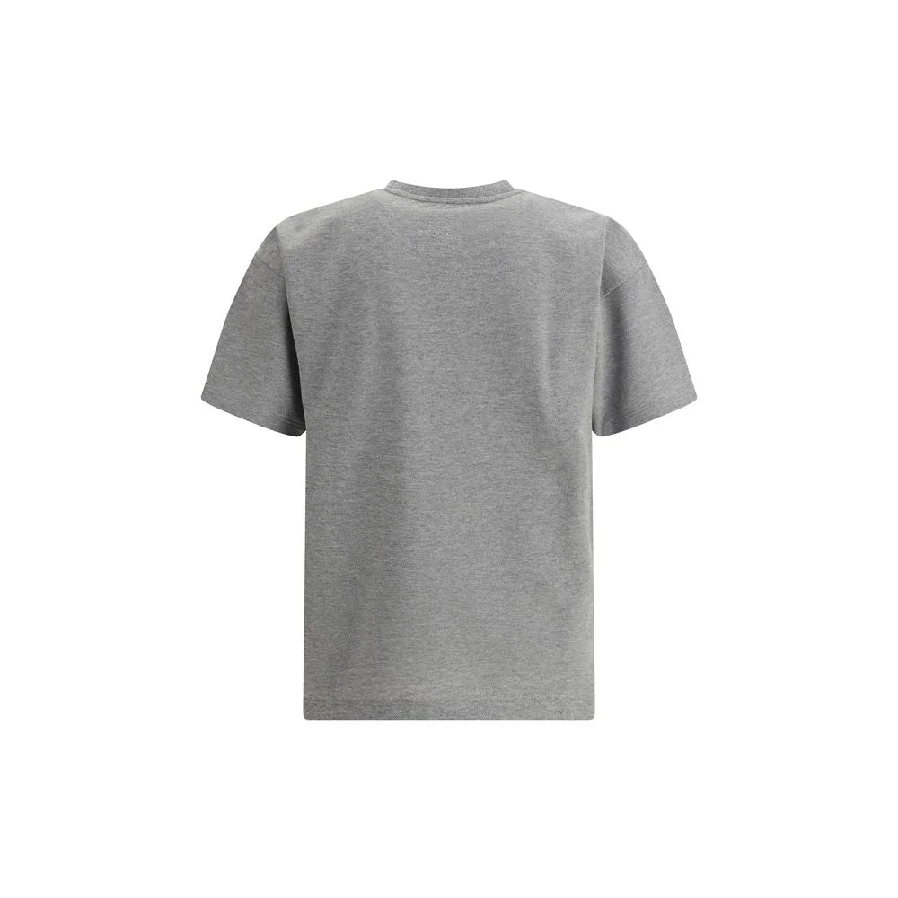 Saint Laurent Grey Cotton Oversized T-shirt - M - T-Shirts