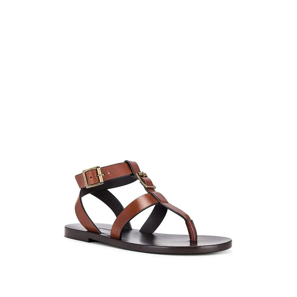 Saint Laurent Hardy Leather Sandals - Sandals