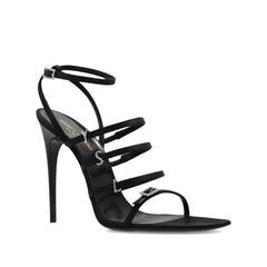 Saint Laurent Jerry Satin Sandals - EU36/US6 - Sandals