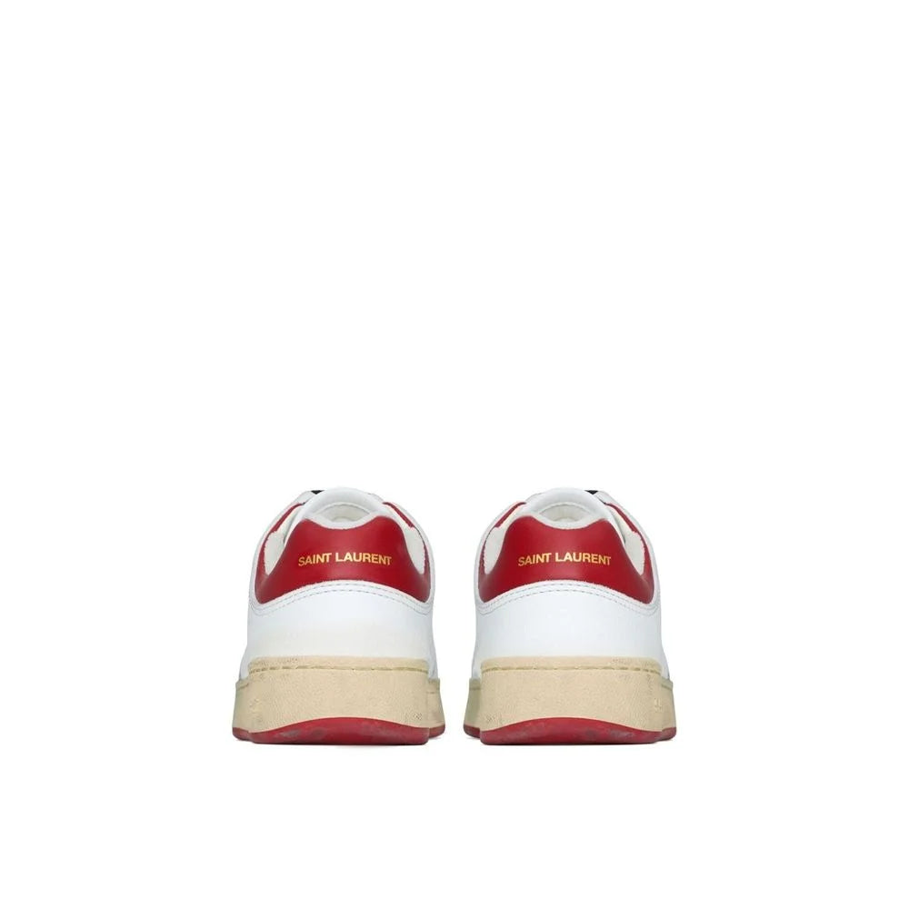 Saint Laurent Leather Sneakers - EU41/US8 - Sneakers