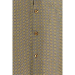 Saint Laurent Multicolor Silk Pattern Shirt - 41